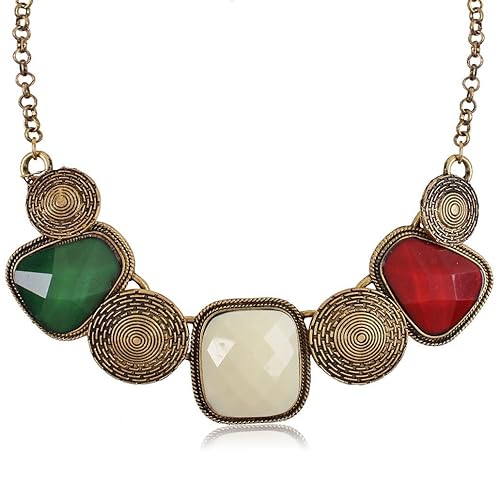 Shining Diva Fashion Necklace for Women (Multi-Colour) (pi6605np)